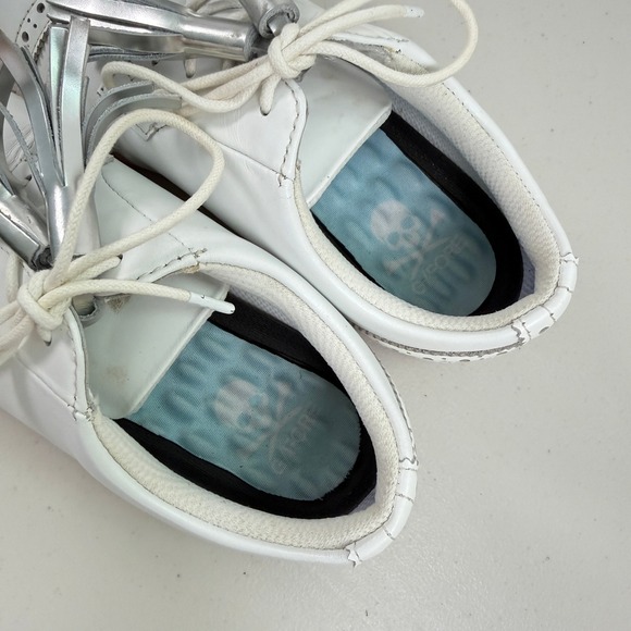 GFore Cap Toe Tassle Gallivanter Women's Golf Shoes White Pink Size 7.5 - Picture 6 of 9